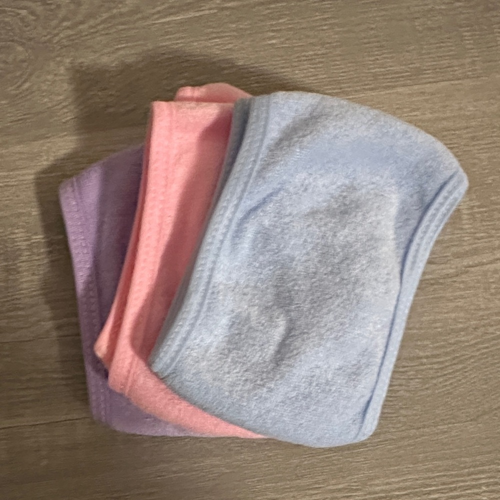 NWOT Women’s Soft Headbands - Pink, Blue, and Purple